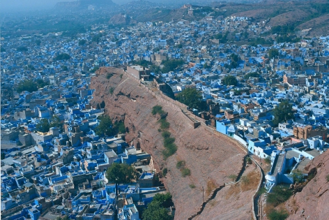 Ville bleue - jodhpur, Inde 